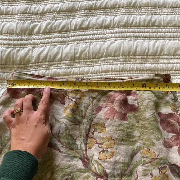 VINTAGE GAP custom tailored linen skirt - Picture 6 of 9